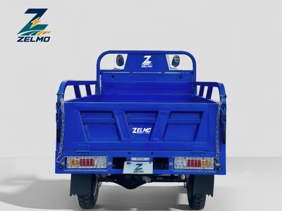 ZELMO open cargo body blue rear view