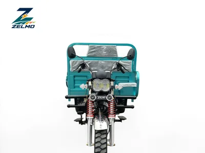 ZELMO open cargo body teal front view