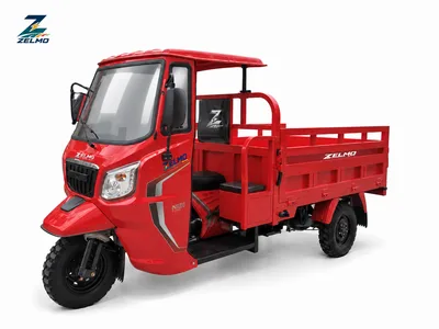 ZELMO canopy body red front three-quarter view