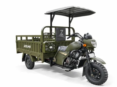 ZELMO canopy body olive front three-quarter view