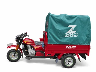 ZELMO covered cargo body red side view