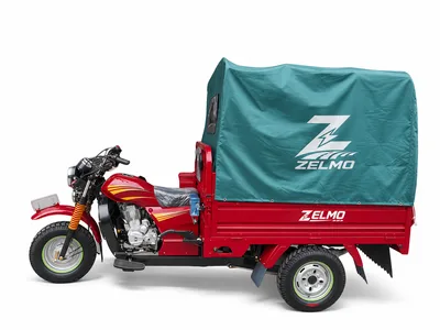 ZELMO covered cargo body red side view
