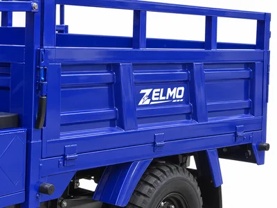 ZELMO utility body blue detail view