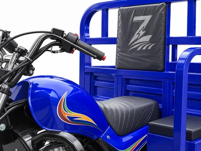 ZELMO utility body blue detail view