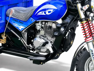 ZELMO open cargo body blue detail view