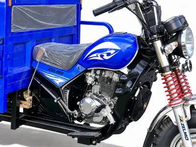 ZELMO open cargo body blue detail view