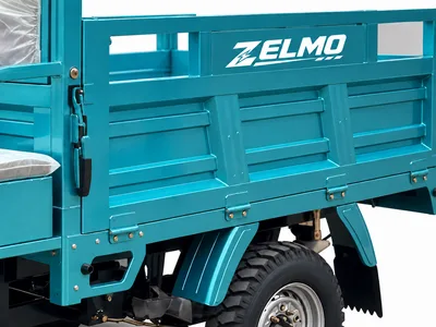 ZELMO open cargo body teal detail view