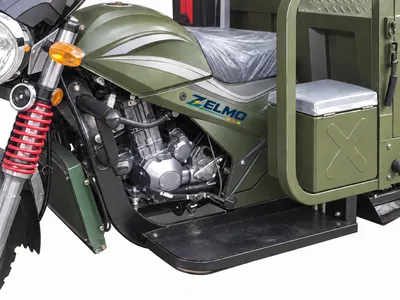 ZELMO utility body olive detail view
