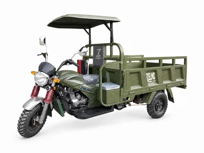 ZELMO utility body olive front three-quarter view