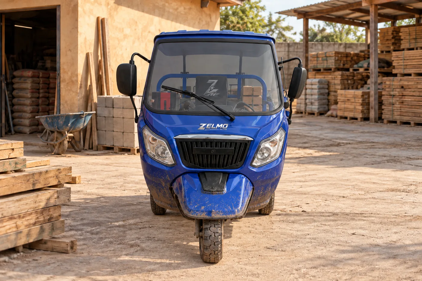 ZELMO canopy body blue front view · Neighbourhood supplies