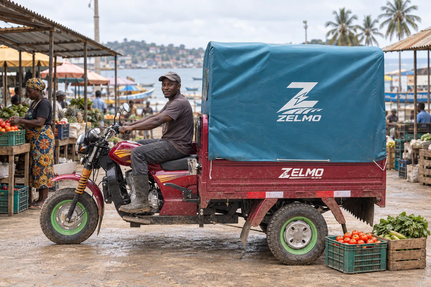 ZELMO body awaiting classification red side view · Market deliveries