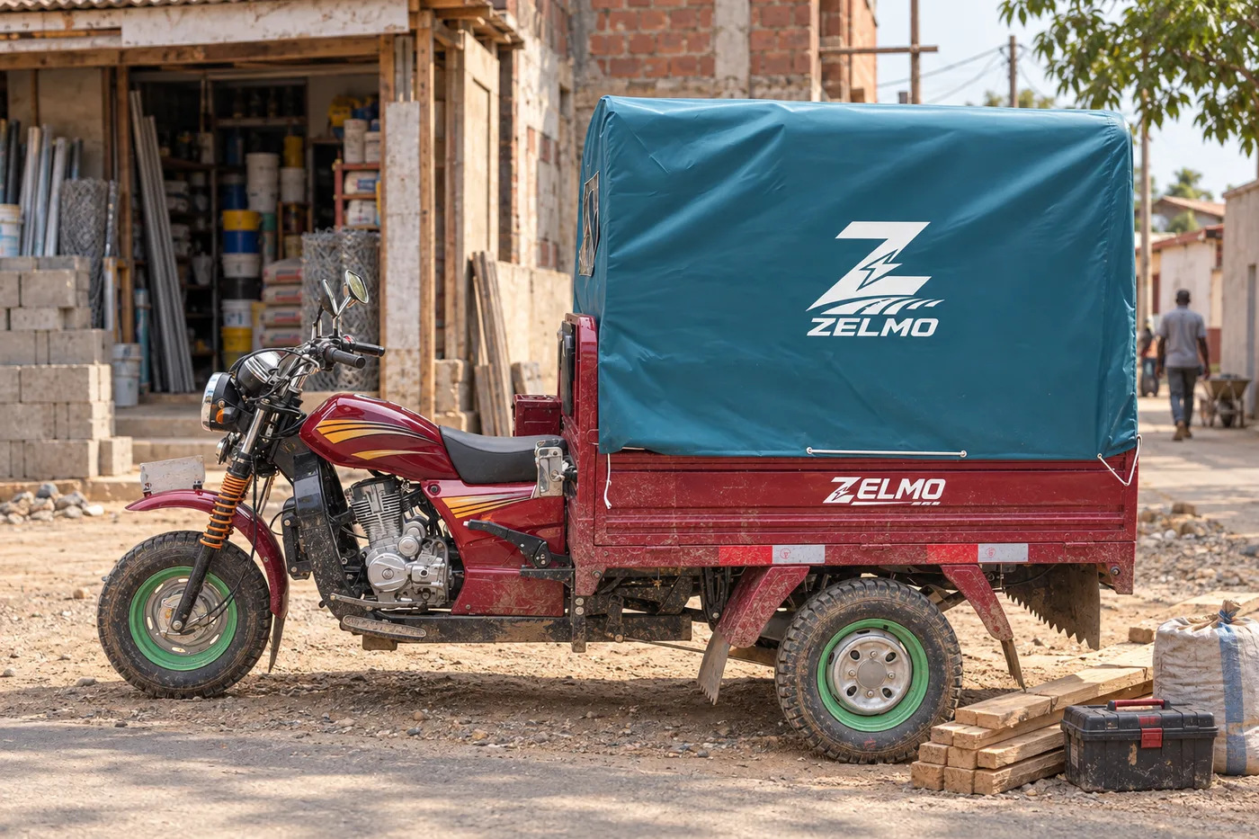 ZELMO body awaiting classification red side view · Neighbourhood supplies